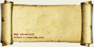 Hana Vujić vizit kartica